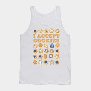 I Accept Cookies Tank Top